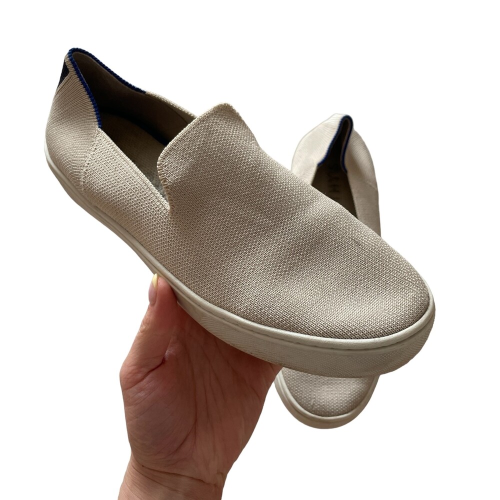 Rothy's Casual Loafer Slip-on Sneakers Cream Size 7.5
